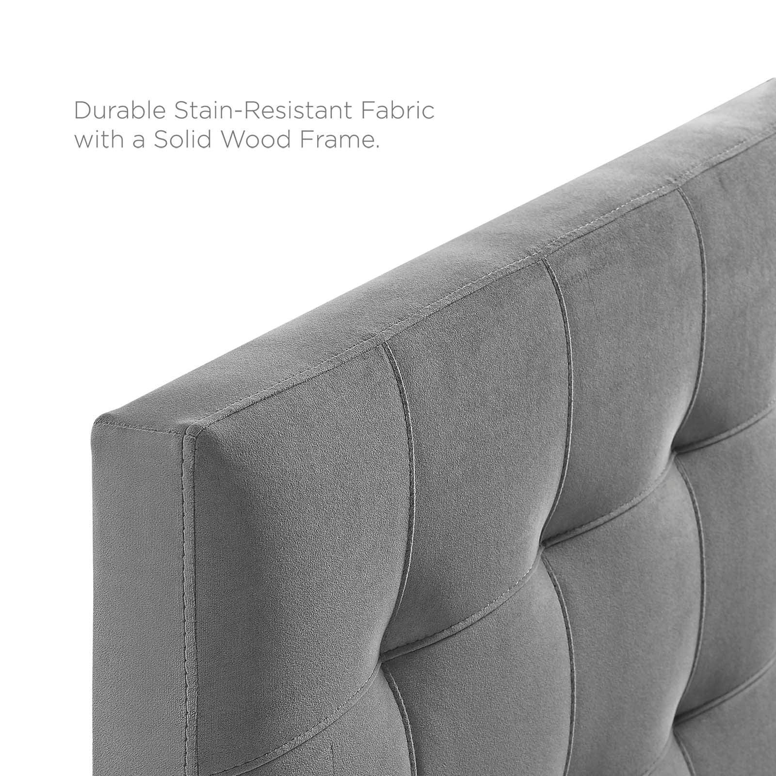 Modway Lily Queen Biscuit Tufted Performance Velvet Headboard FredCo