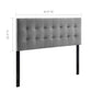 Modway Lily Queen Biscuit Tufted Performance Velvet Headboard FredCo