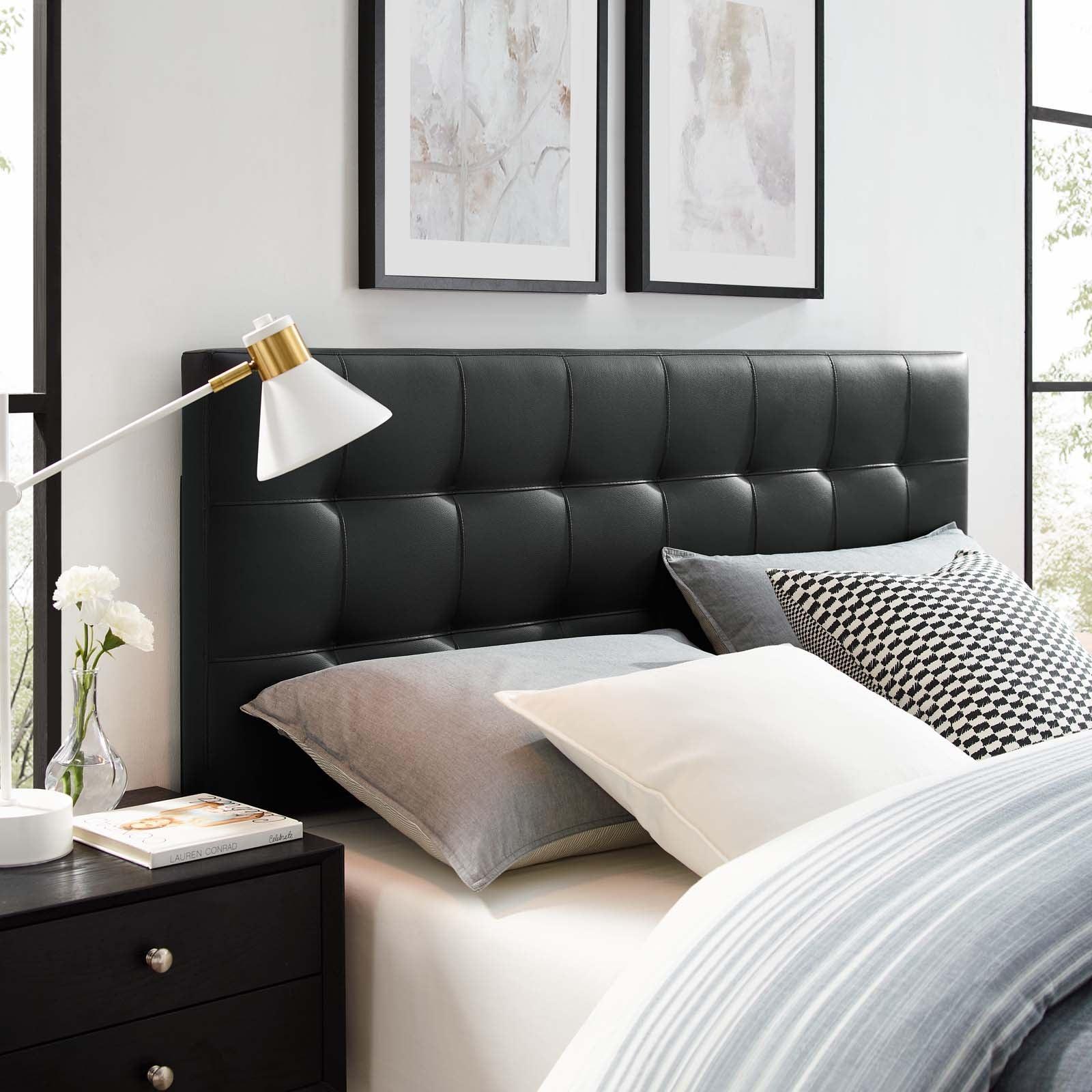 Modway Lily Queen Upholstered Vinyl Headboard FredCo