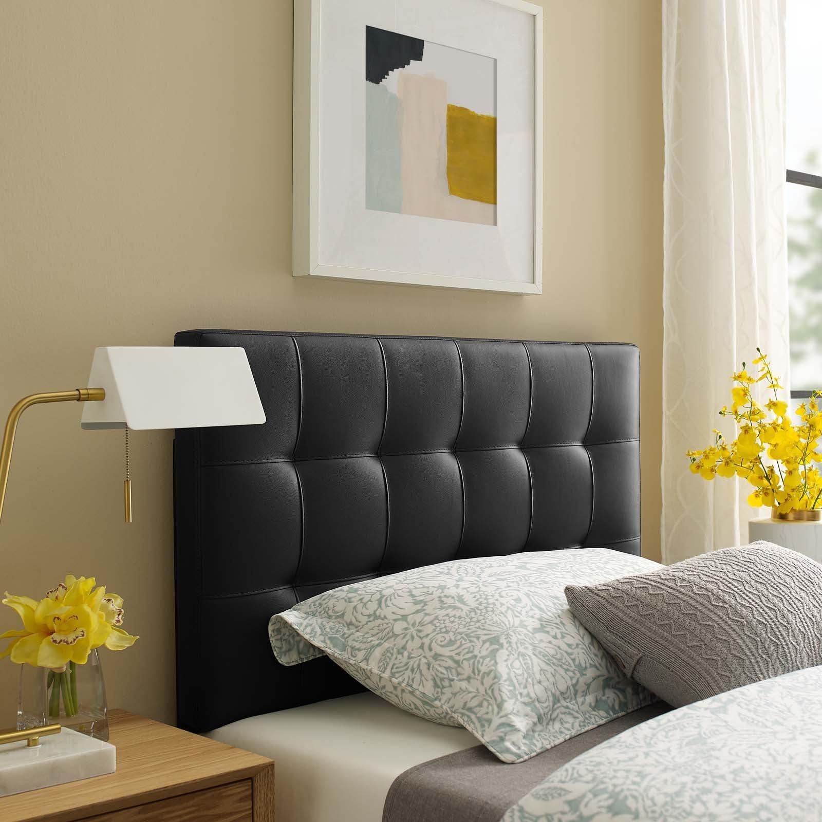 Modway Lily Twin Upholstered Vinyl Headboard FredCo