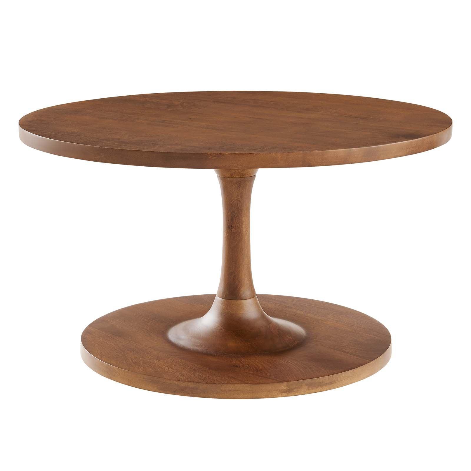Modway Lina Round Wood Coffee Table FredCo