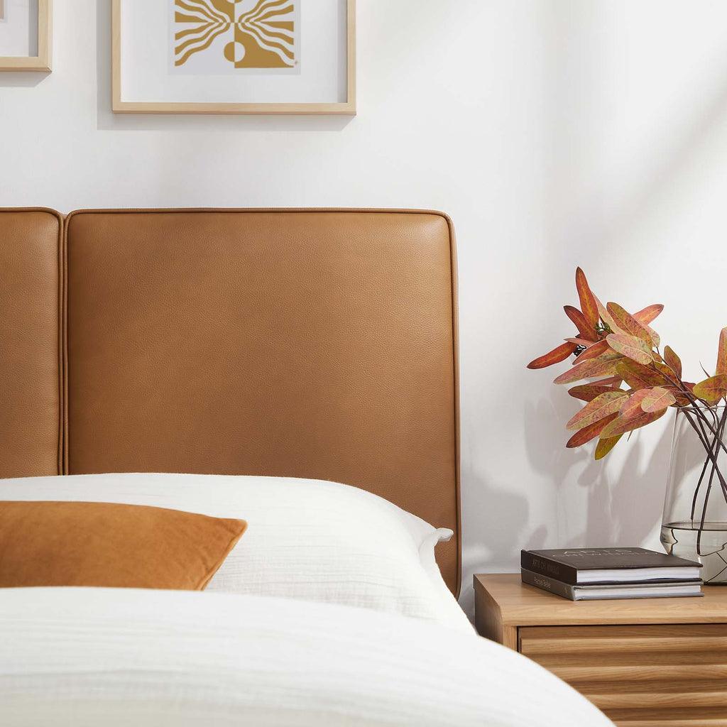 Modway Lindee Vegan Leather Headboard FredCo