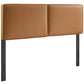 Modway Lindee Vegan Leather Headboard FredCo
