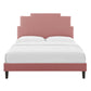 Modway Lindsey Performance Velvet Full Platform Bed FredCo
