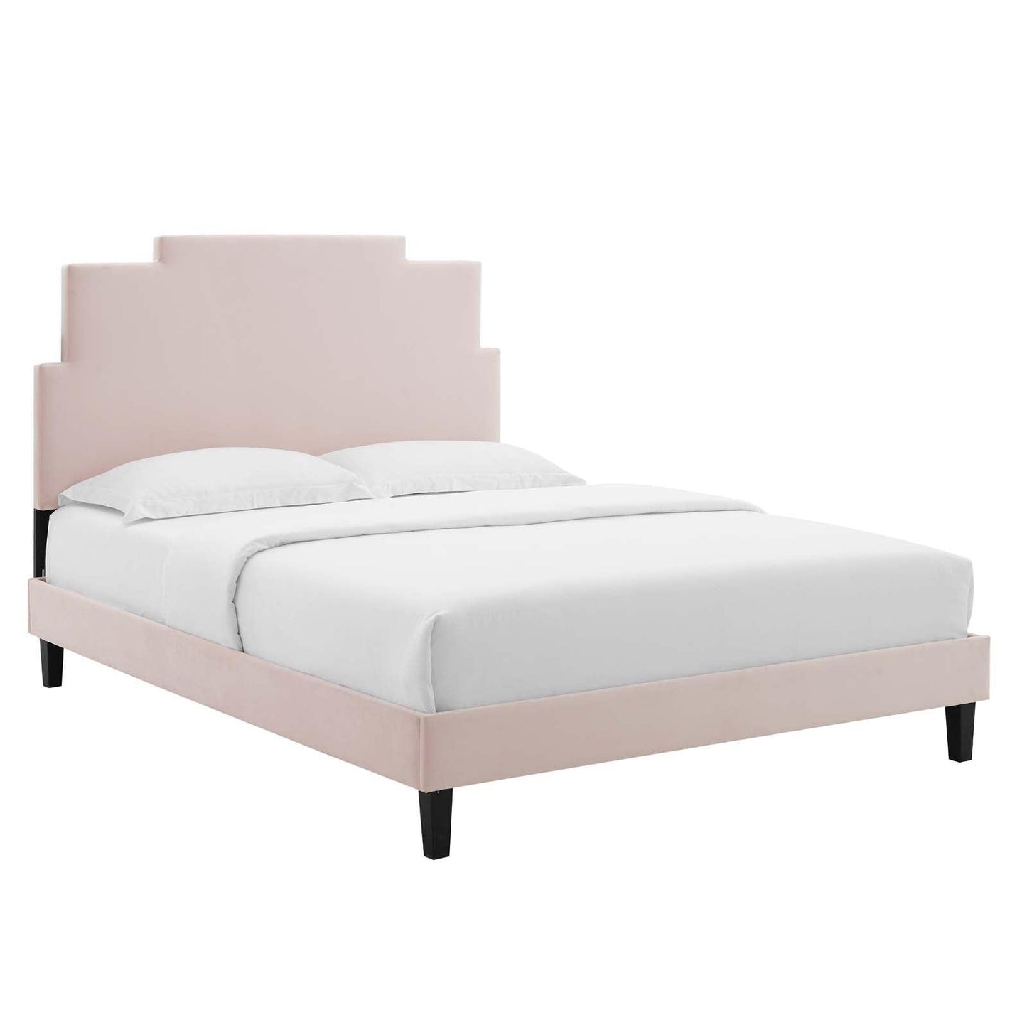 Modway Lindsey Performance Velvet Full Platform Bed FredCo