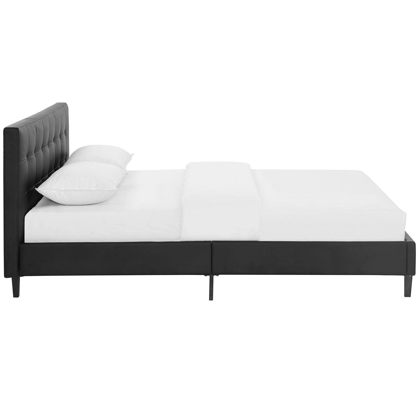 Modway Linnea Queen Faux Leather Bed FredCo