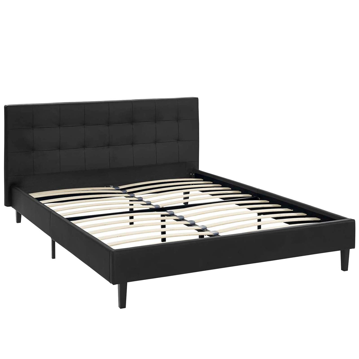 Modway Linnea Queen Faux Leather Bed FredCo