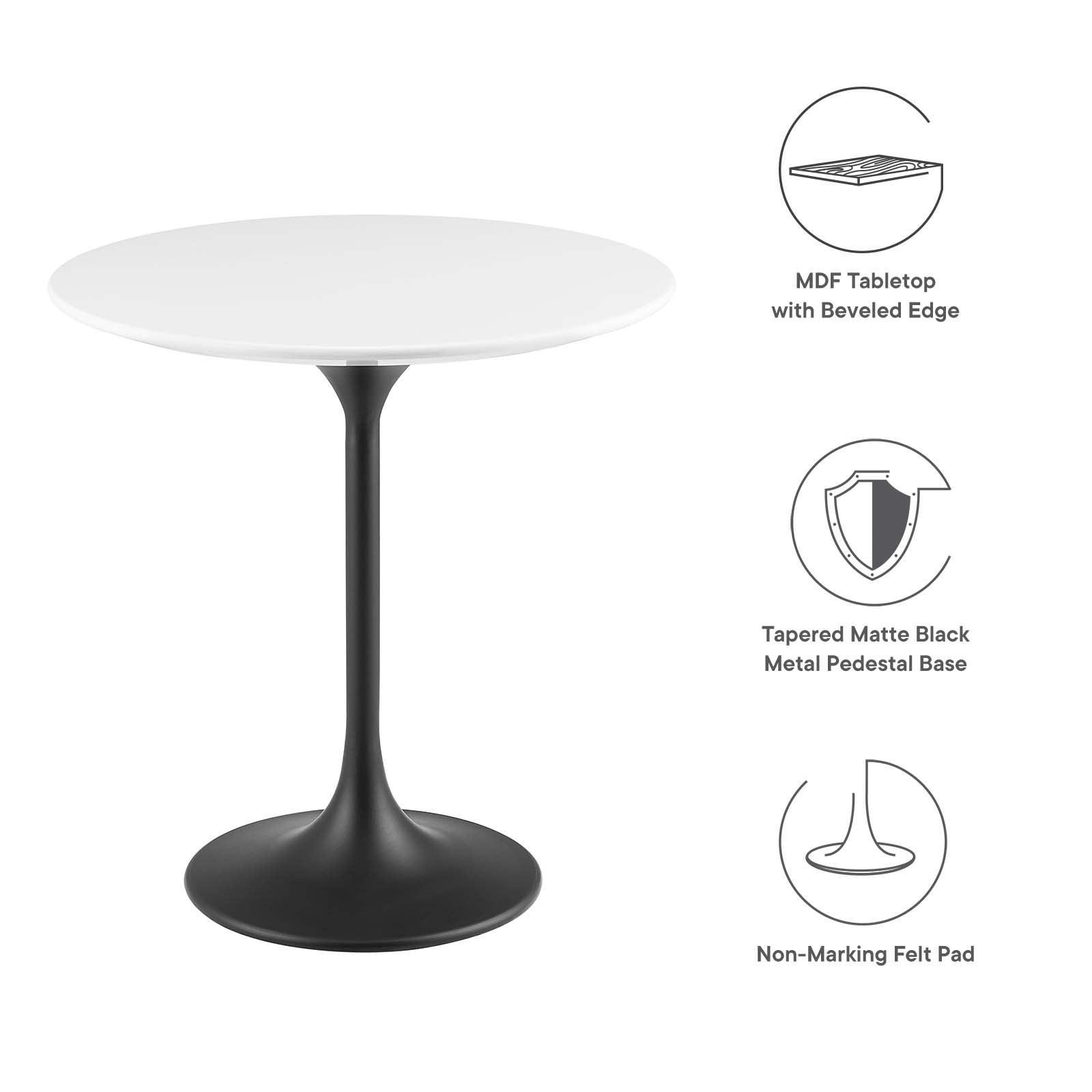 Modway Lippa 20" Round Side Table FredCo