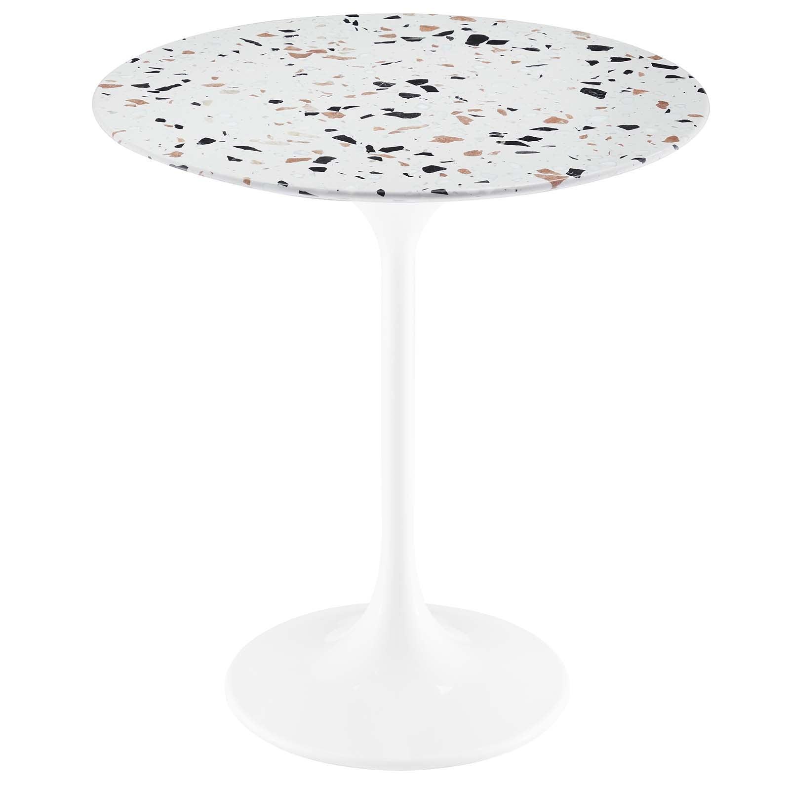 Modway Lippa 20" Round Terrazzo Side Table FredCo