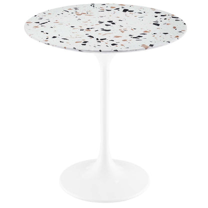 Modway Lippa 20" Round Terrazzo Side Table FredCo