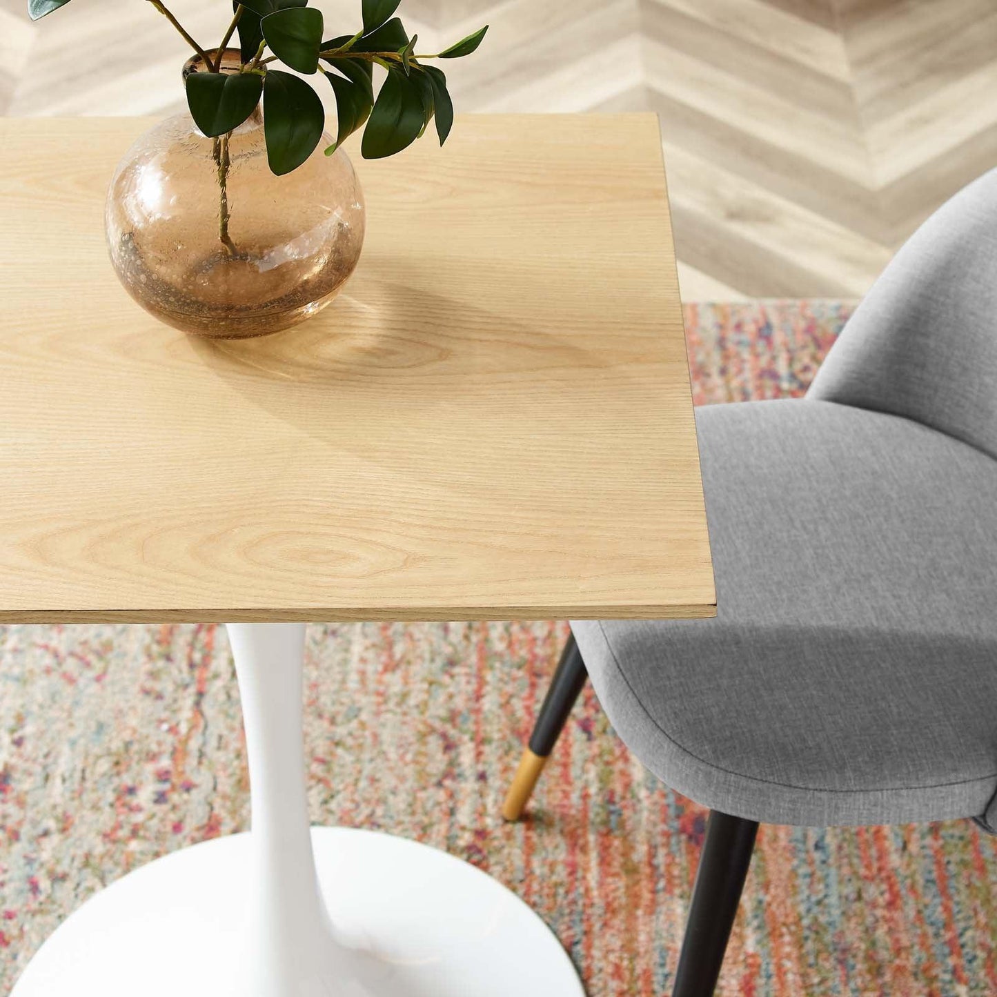 Modway Lippa 24" Square Dining Table FredCo