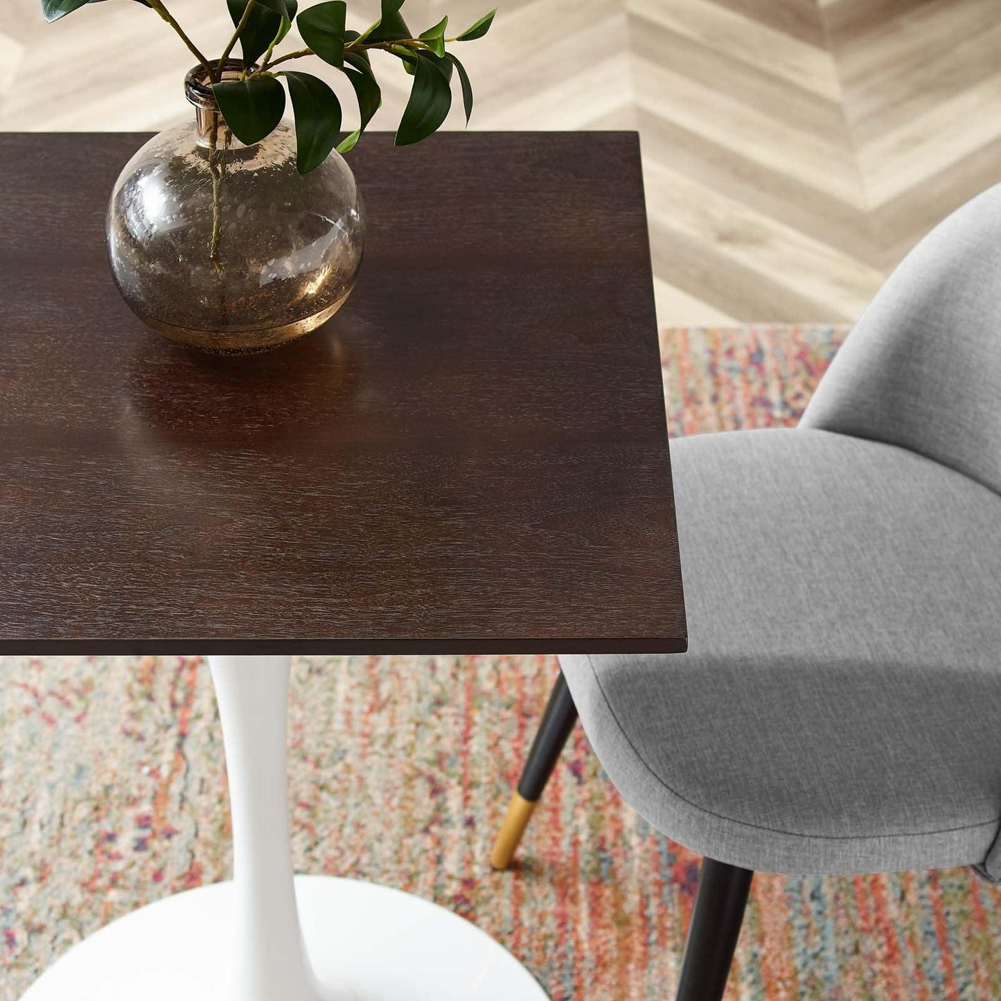Modway Lippa 24" Square Dining Table FredCo