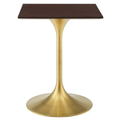 Modway Lippa 24" Square Wood Dining Table FredCo