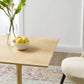 Modway Lippa 24" Square Wood Dining Table FredCo