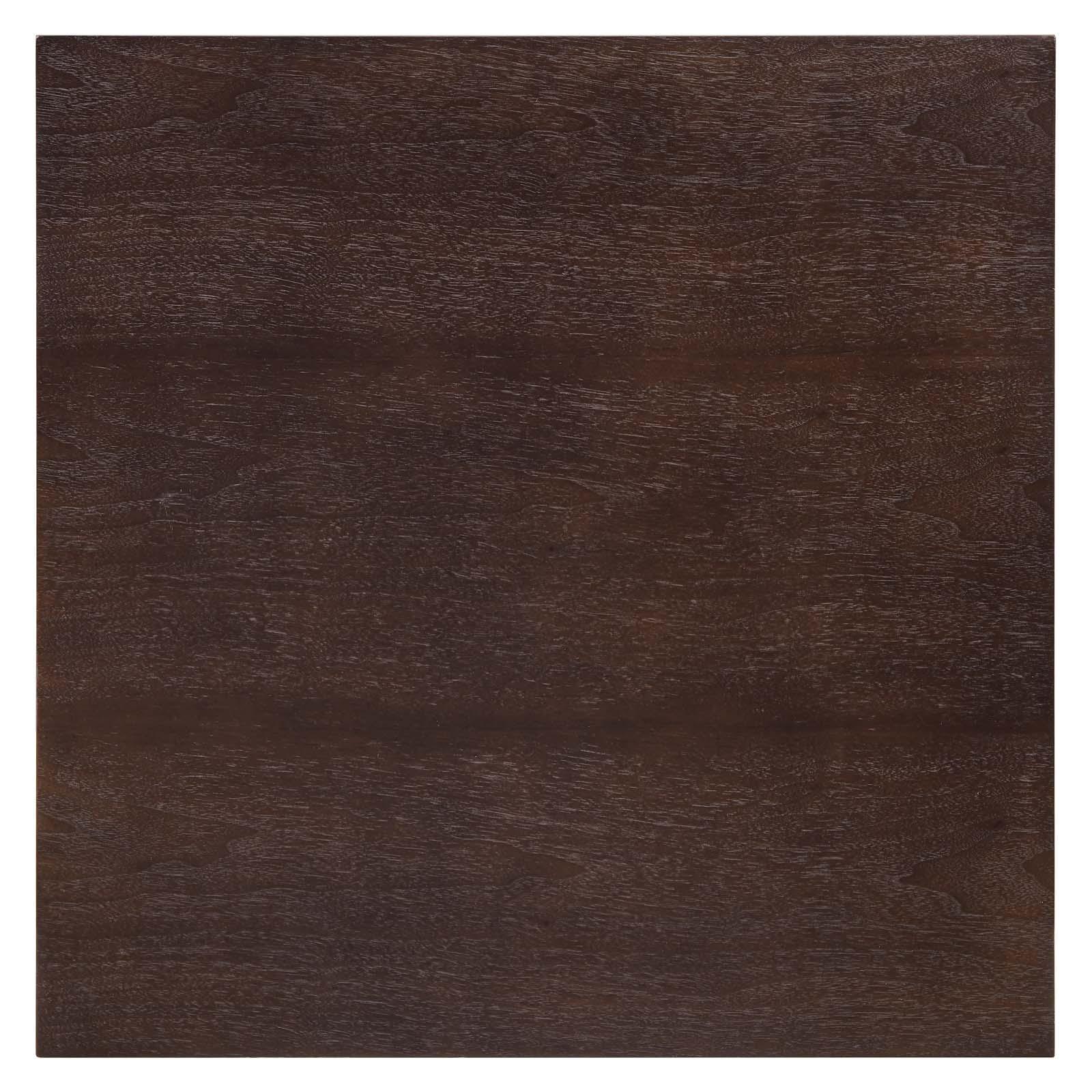 Modway Lippa 24" Square Wood Dining Table FredCo