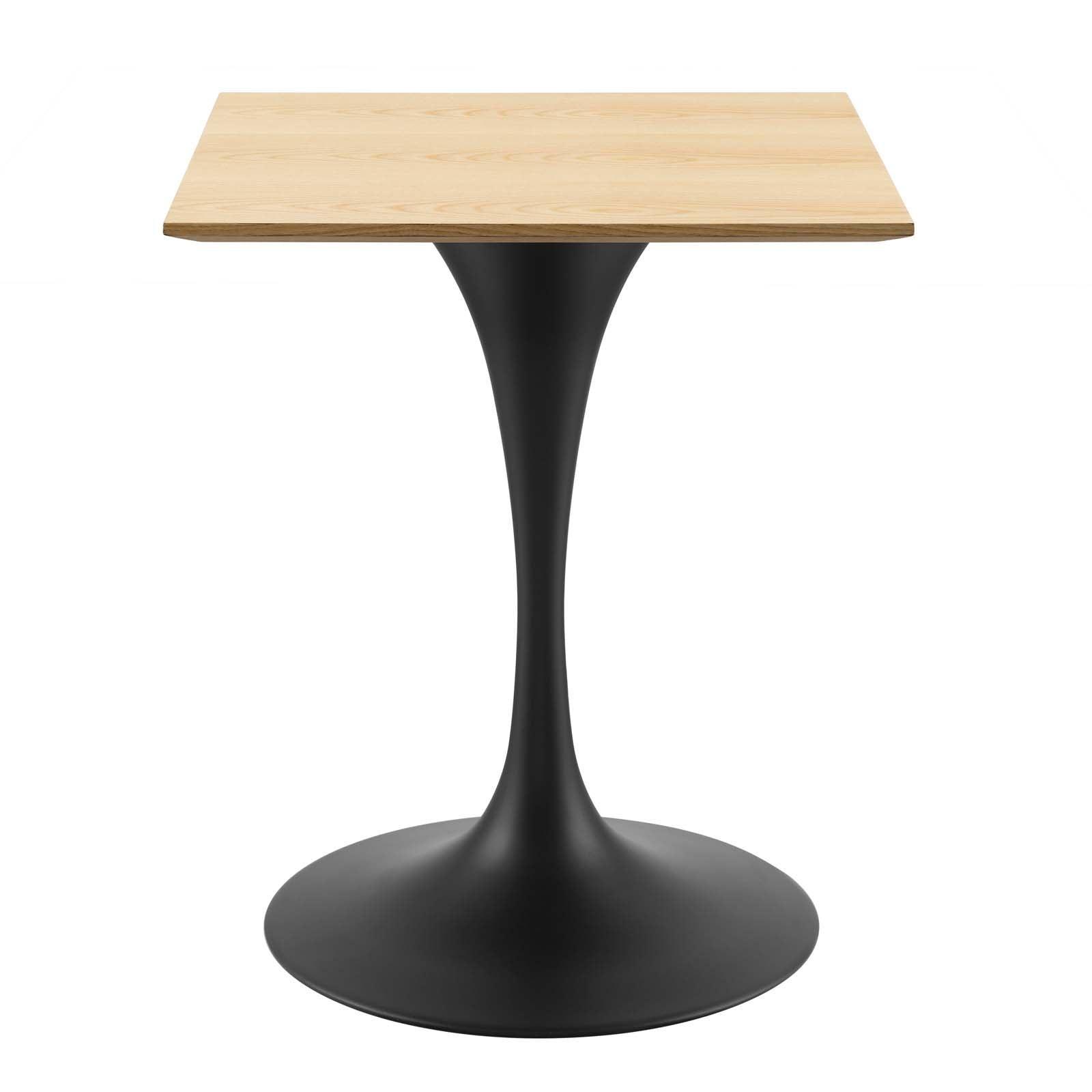 Modway Lippa 24" Wood Square Dining Table FredCo