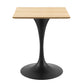 Modway Lippa 24" Wood Square Dining Table FredCo