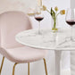 Modway Lippa 28" Round Artificial Marble Bar Table FredCo