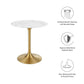 Modway Lippa 28" Round Artificial Marble Dining Table, EEI-3213 FredCo