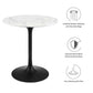 Modway Lippa 28" Round Artificial Marble Dining Table, EEI-3515 FredCo
