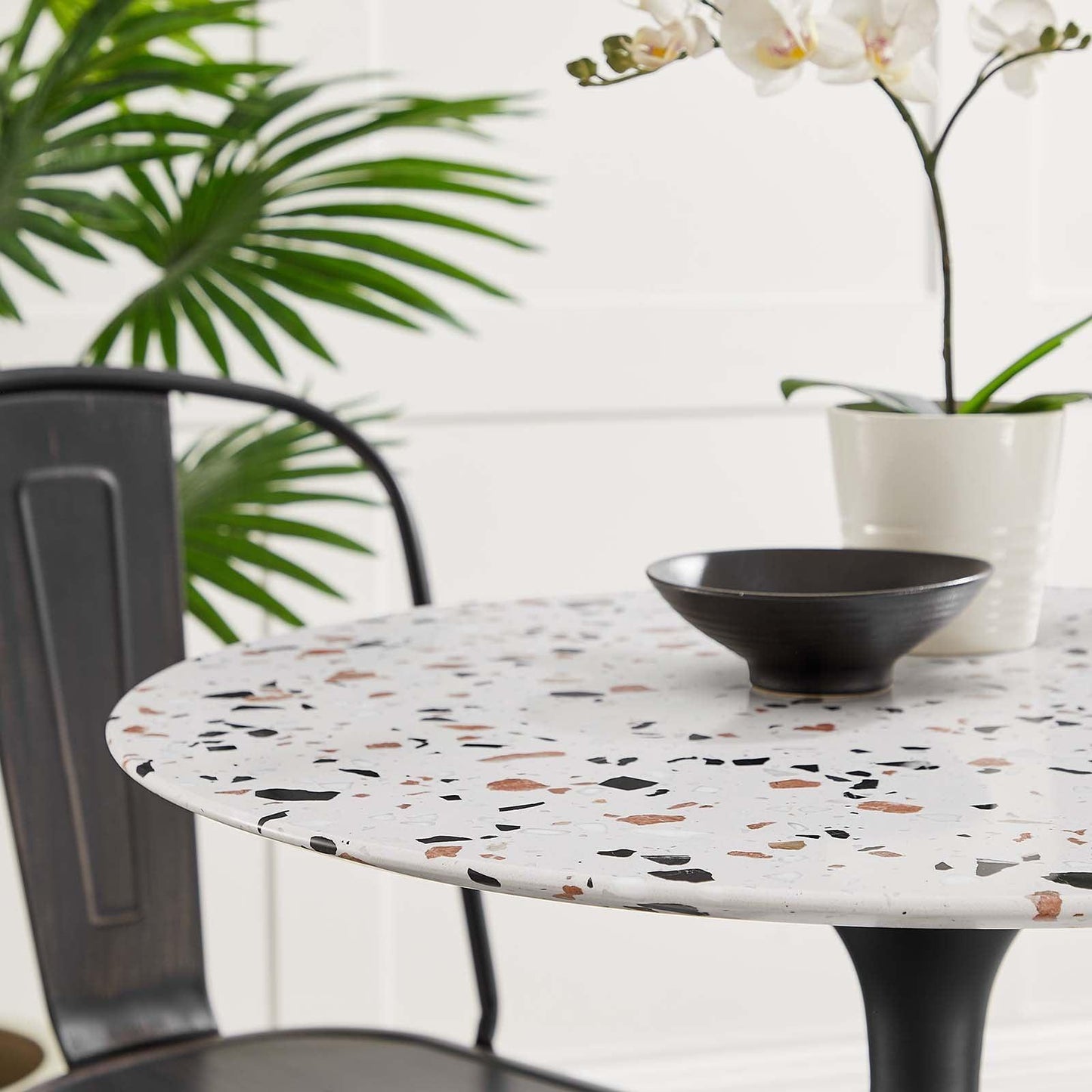 Modway Lippa 28" Round Terrazzo Dining Table FredCo