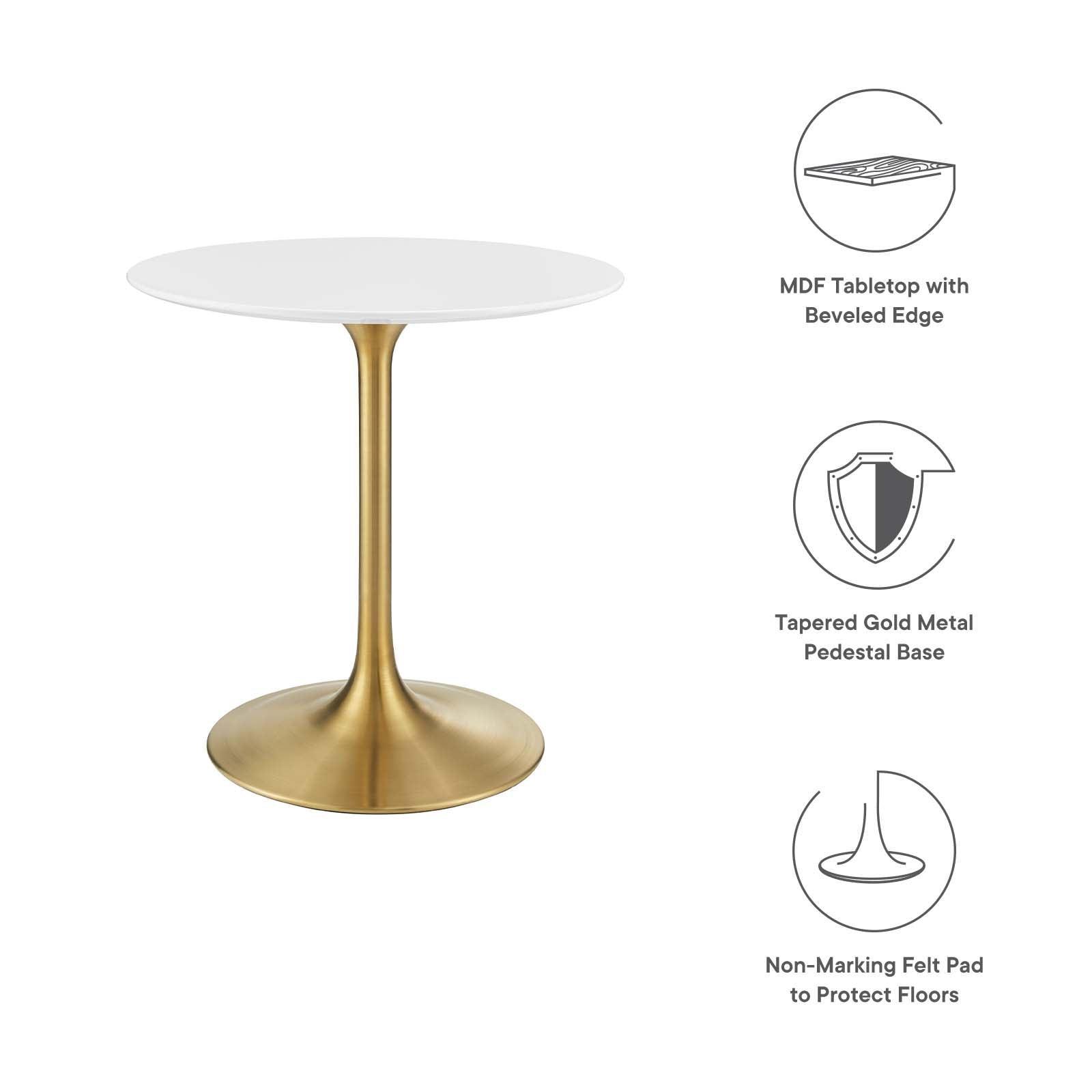 Modway Lippa 28" Round Wood Dining Table FredCo