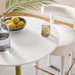 Modway Lippa 28" Round Wood Top Bar Table FredCo