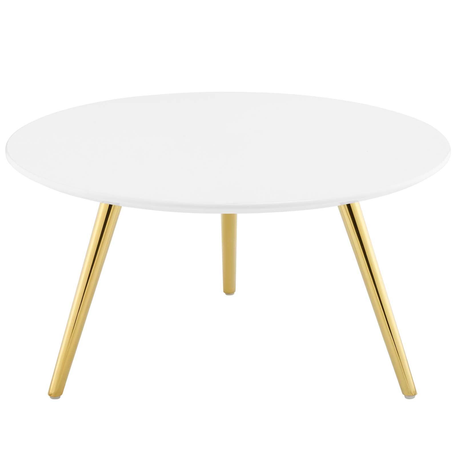 Modway Lippa 28" Round Wood Top Coffee Table with Tripod Base, EEI-3662 FredCo