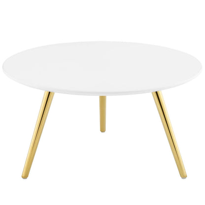 Modway Lippa 28" Round Wood Top Coffee Table with Tripod Base, EEI-3662 FredCo