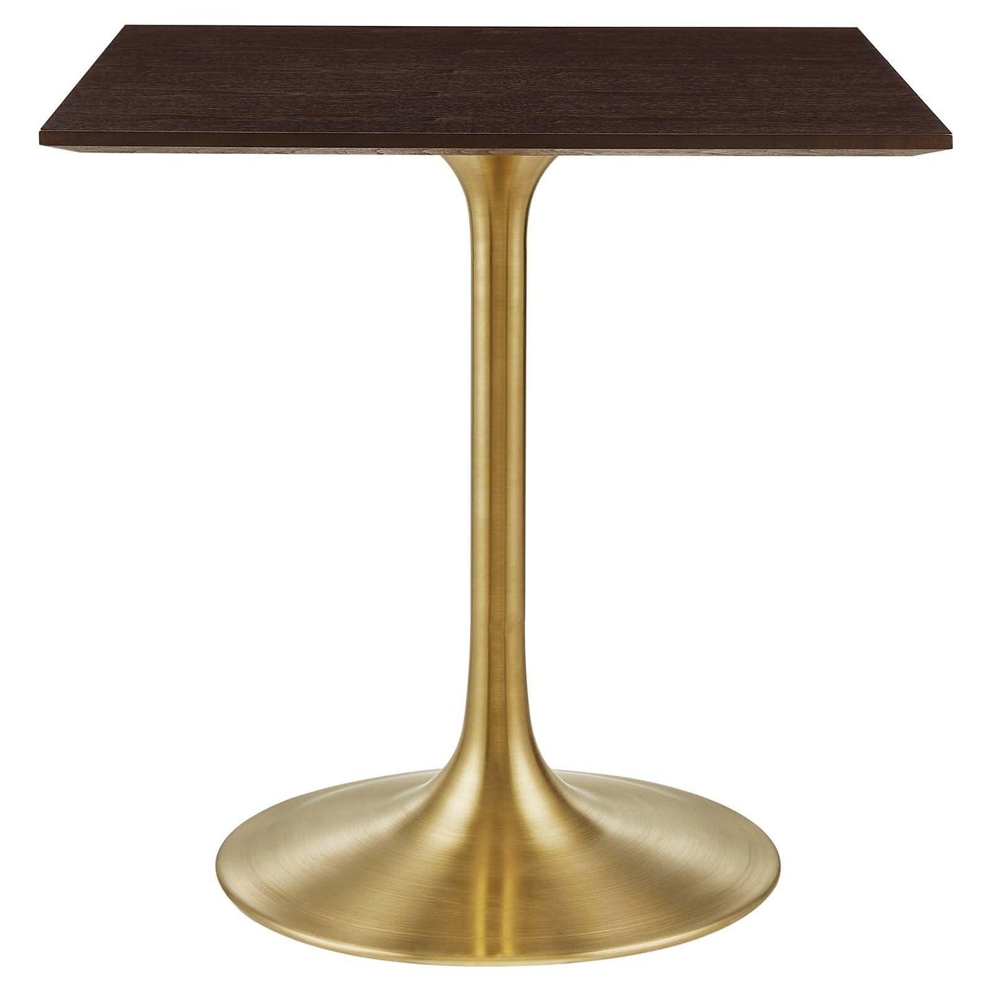 Modway Lippa 28" Square Walnut Dining Table FredCo