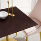 Modway Lippa 28" Square Walnut Dining Table FredCo