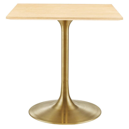 Modway Lippa 28" Square Wood Dining Table FredCo