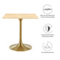 Modway Lippa 28" Square Wood Dining Table FredCo