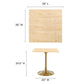 Modway Lippa 28" Square Wood Dining Table FredCo