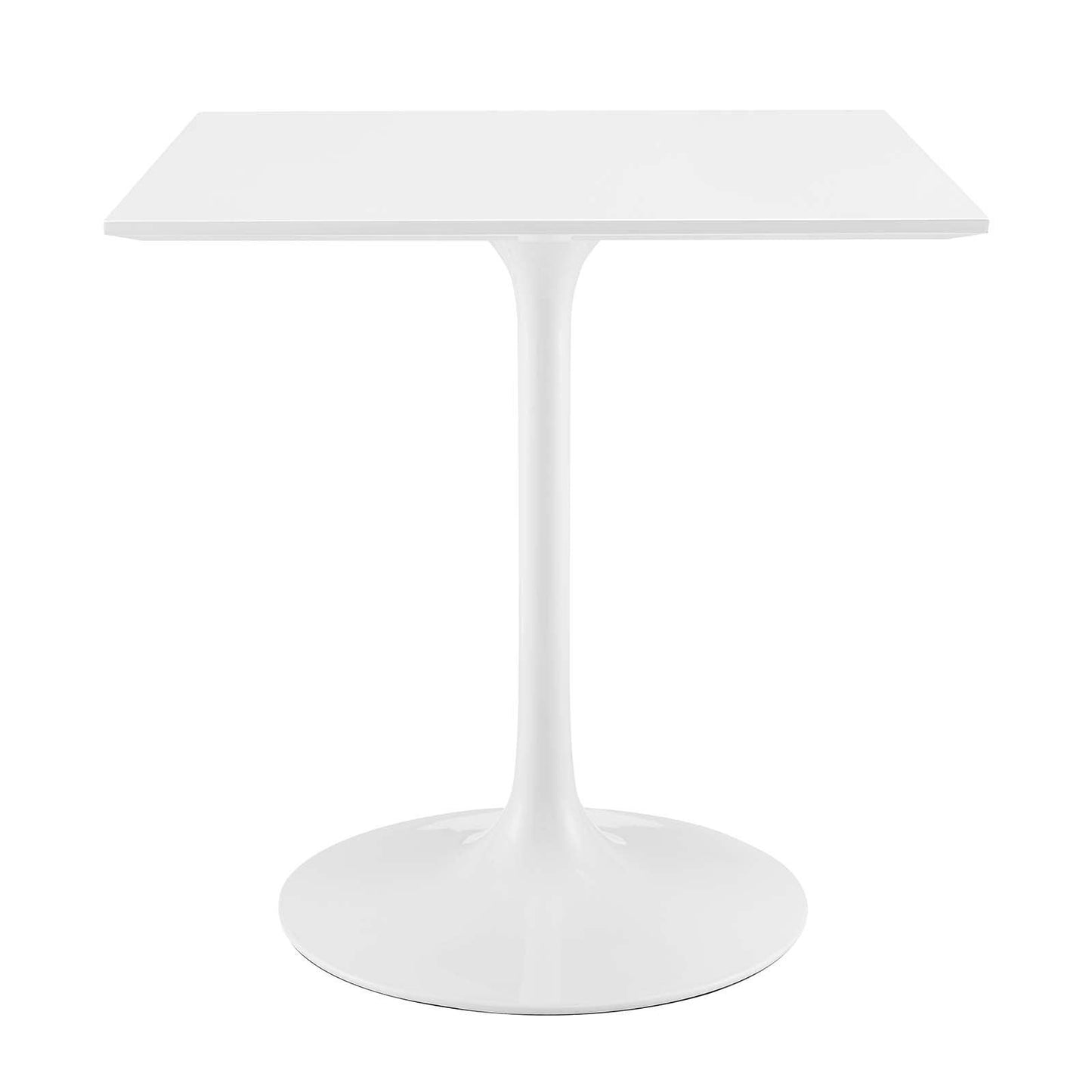 Modway Lippa 28" Square Wood Top Dining Table FredCo