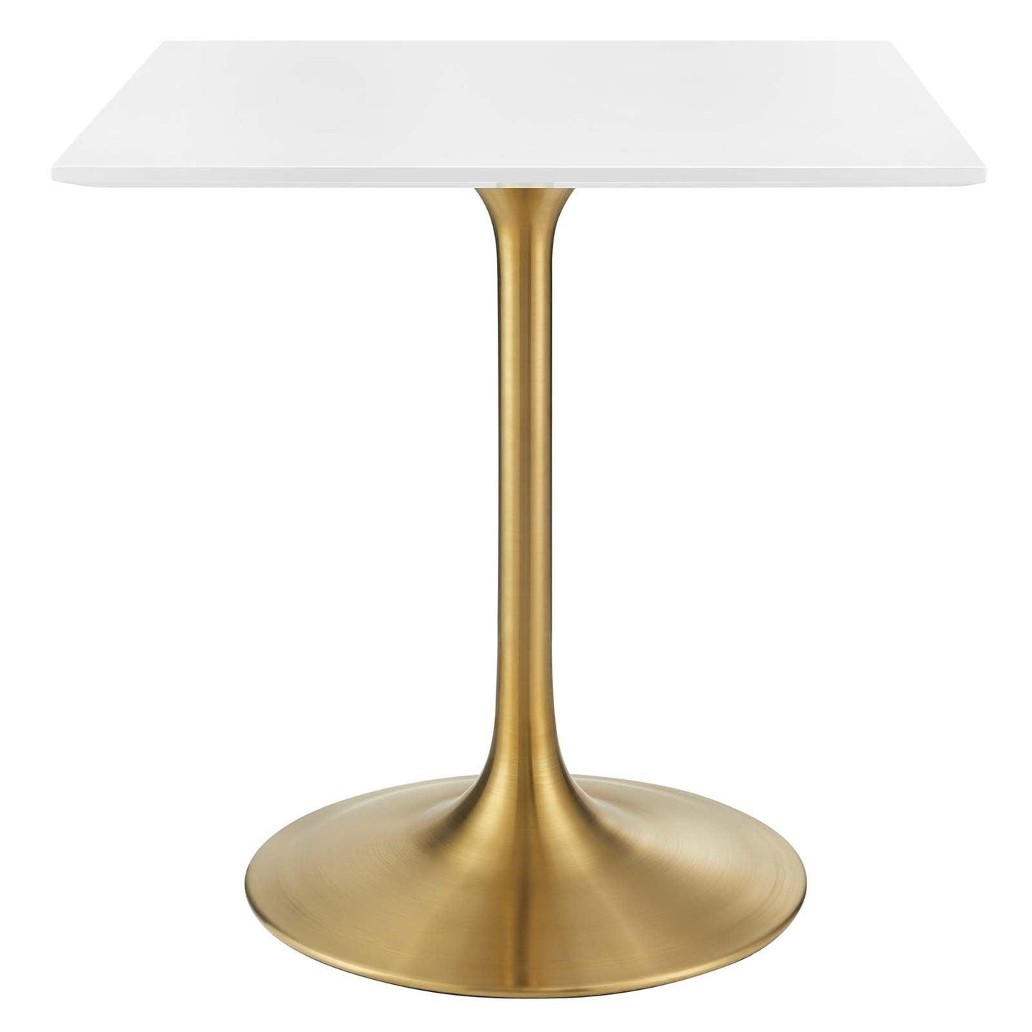 Modway Lippa 28" Square Wood Top Dining Table FredCo