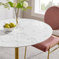 Modway Lippa 36" Round Artificial Marble Dining Table, EEI-3214 FredCo