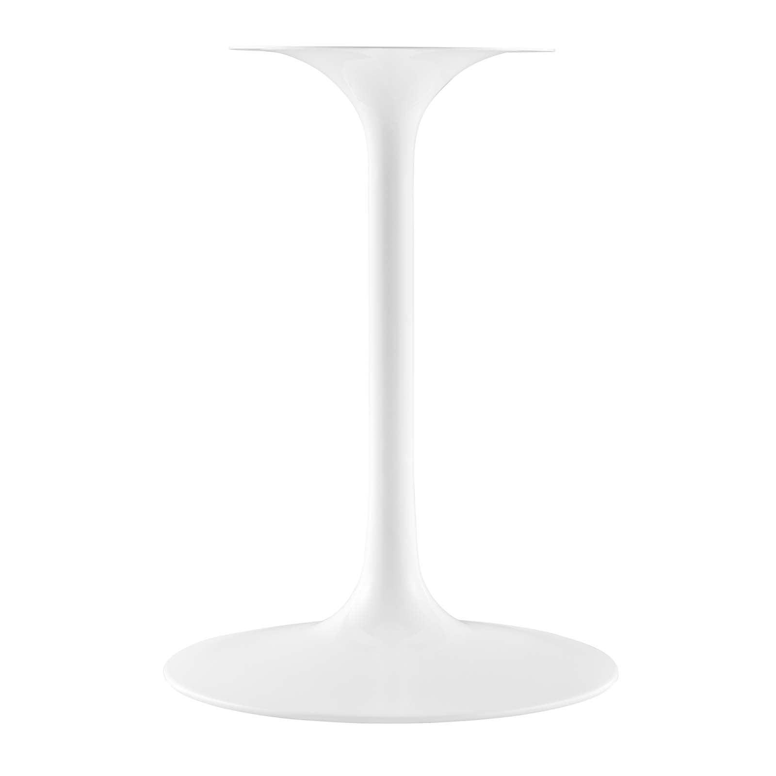 Modway Lippa 36” Round Artificial Travertine Dining Table FredCo