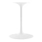 Modway Lippa 36” Round Artificial Travertine Dining Table FredCo