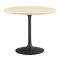 Modway Lippa 36” Round Artificial Travertine Dining Table FredCo