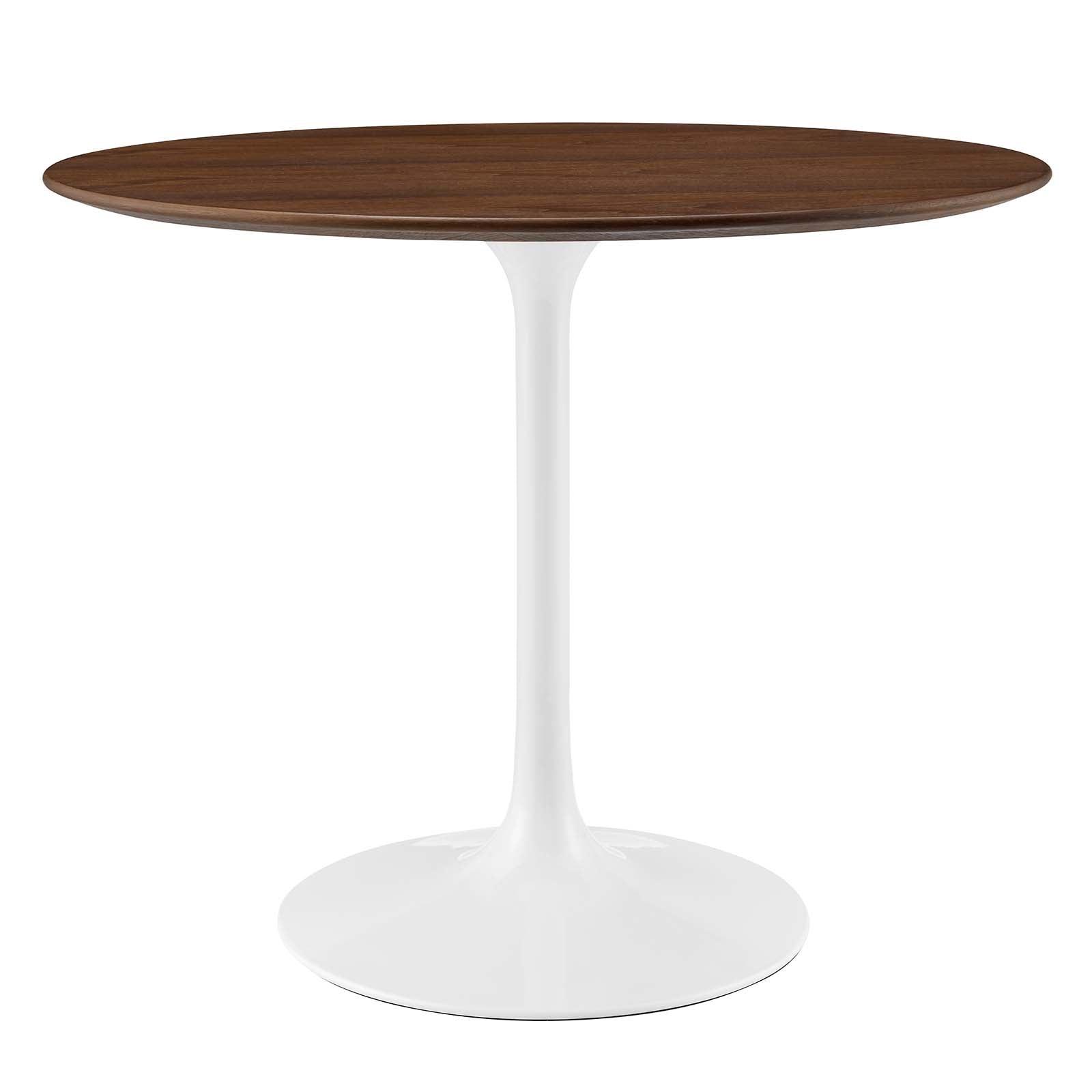 Modway Lippa 36" Round Walnut Dining Table FredCo