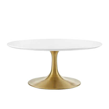 Modway Lippa 36" Round Wood Coffee Table, EEI-3250 FredCo