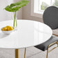 Modway Lippa 36" Round Wood Dining Table FredCo
