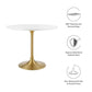 Modway Lippa 36" Round Wood Dining Table FredCo