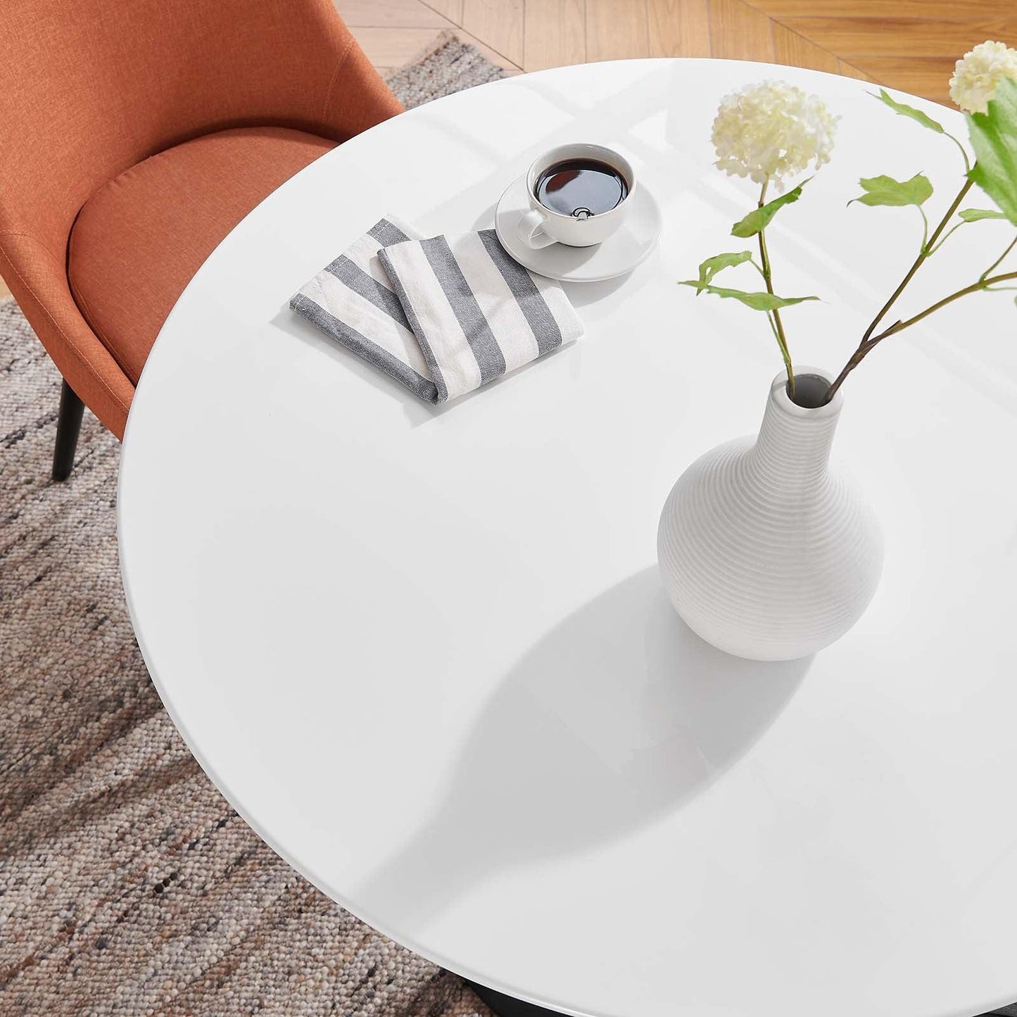 Modway Lippa 36" Round Wood Dining Table, EEI-3511 FredCo