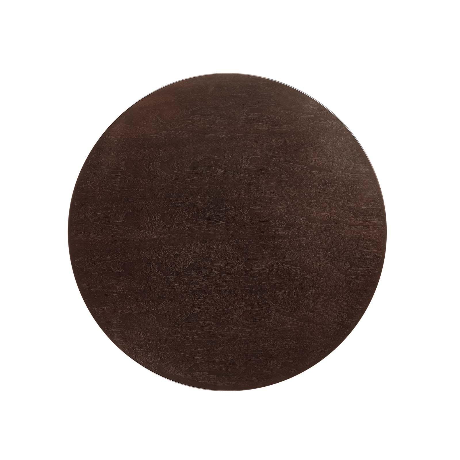 Modway Lippa 36" Round Wood Grain Coffee Table FredCo