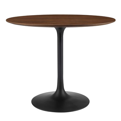 Modway Lippa 36" Round Wood Grain Dining Table FredCo