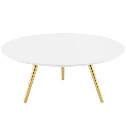 Modway Lippa 36" Round Wood Top Coffee Table with Tripod Base, EEI-3663 FredCo