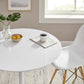 Modway Lippa 36" Round Wood Top Dining Table FredCo