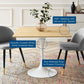 Modway Lippa 36" Square Dining Table FredCo